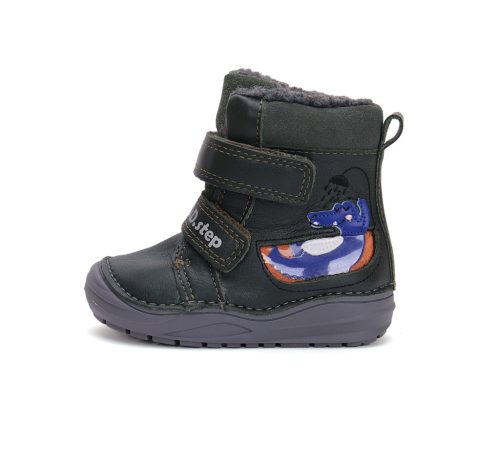 D.D. Step bélelt téli csizma, dínós (20-25 méretben) W071-42421B (20)