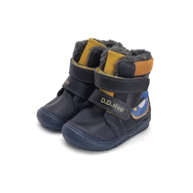  D.D. Step bélelt téli csizma, dínós (20-25 méret) W071-42421 (20)