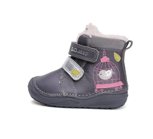 D.D. Step bélelt téli csizma madárkás (26-31 méret) W071-52381B (30)