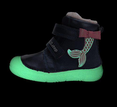 D.D. Step Barefoot bélelt téli csizma sellős Luminous talp (26-31 méret) W073-52684 (29)