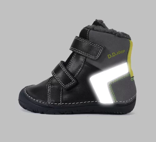 D.D. Step Barefoot bélelt téli csizma, fényvisszaverős (20-25 méret) W073-62291 (23)