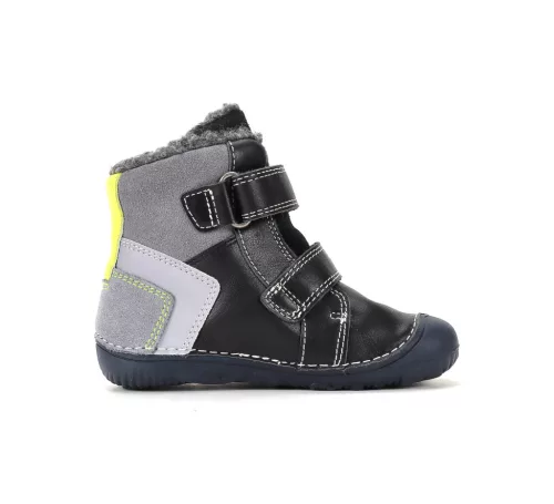 D.D. Step Barefoot bélelt téli csizma, fényvisszaverős (20-25 méret) W073-62291 (23)