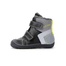   D.D. Step Barefoot bélelt téli csizma, fényvisszaverős (26-31 méret) W073-62291 (26)
