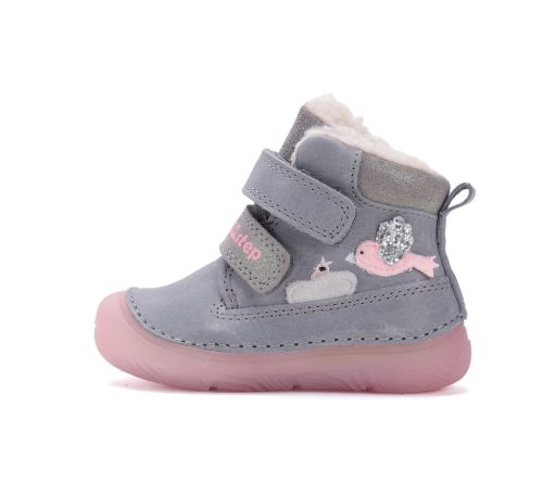 D.D. Step bélelt téli csizma madárkás Luminous talp (26-31 méret) W082-52314B (31)