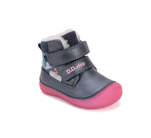 D.D. Step bélelt téli csizma madárkás Luminous talp (26-31 méret) W082-52314 (31)