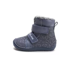   D.D. Step Barefoot bélelt téli csizma, szívecskés, Luminous talp (28-33 méret) W116-62841A (32)
